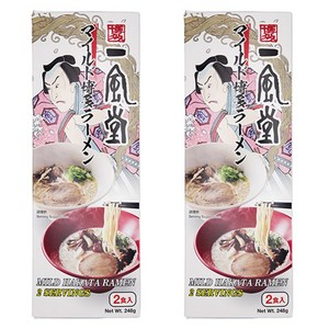 잇푸도 마일드 하카타 라멘 248g, 2개