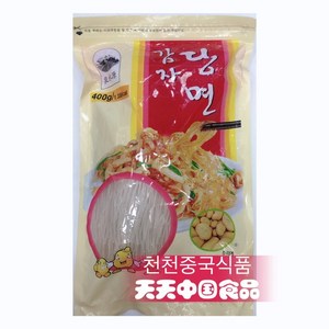 [천천중국식품]쫄깃쫄깃 고소한 감자당면/사은품 증정, 400g, 1개