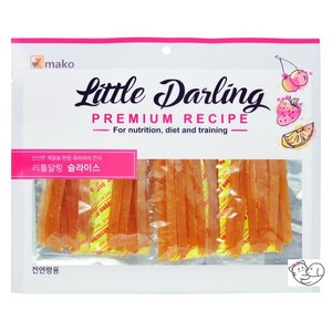 마코펫 강아지 리틀달링 건조간식, 닭가슴살 슬라이스, 300g, 10개