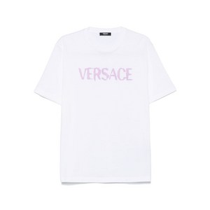 베르사체 로고 프린트 티셔츠, 화이트계열, Standard M(KR 100)