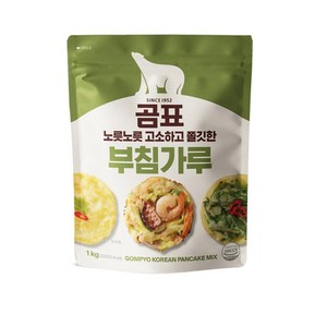 곰표 노릇노릇 고소하고 쫄깃한 부침가루, 1kg, 4개