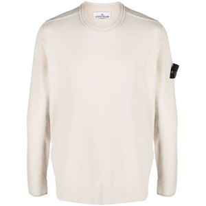 스톤 아일랜드 컴퍼스 모티프 긴소매 스웨터