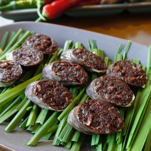 전주 피순대 1kg 당면없는 선지가득 고기 전통 돼지 부산물 납품 택배 국내산, 1개