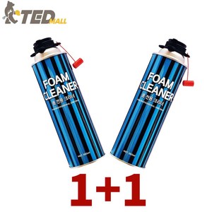 [TED MALL 1+1] 오성(=제조사 일신) 폼 크리너 550ml 우레탄 폼건 청소 세척, 2개