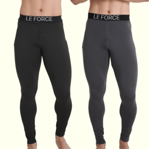 르포스 남자 기모 타이즈 레깅스 스포츠 2p