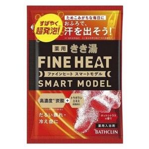 키키유 입욕제 파인 히트 스마트 모델 핫 시트러스 향, 50g, 1개