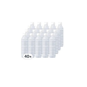 지리산물하나 eco 생수 무라벨, 500ml, 40개