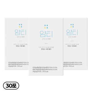 얌티 수분충전 리치 레몬, 3g, 10개입, 3박스