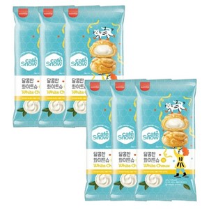 삼립 냉동 아이스 화이트슈 150g(8개입) x 6봉 + 은나노o친환경아이스팩, 6개, 150g