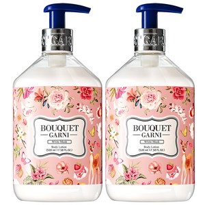 부케가르니 바디로션 화이트머스크, 520ml, 2개