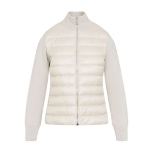 몽클레르 퀼팅 니트 패널 재킷