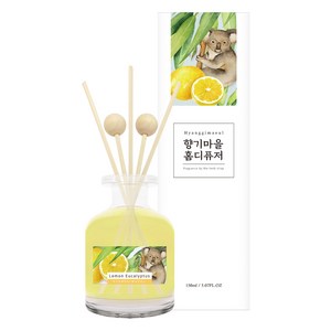 향기마을 실내용 홈 디퓨저 150ml, 레몬유칼립투스, 1개