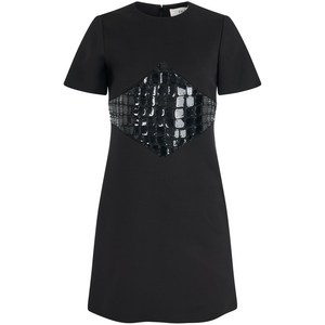 셀린느 시퀸 장식 미니 드레스