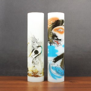 식물성 양초 용 1박스 법당초 불교초 원백초 원기둥초 무속양초 기도초, 원기둥 금용 1box (20개)