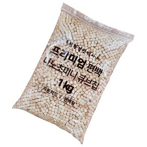 편백아트 프리미엄 편백 나노초미니 피톤치드 큐브칩 4~6mm, 1kg, 1개