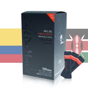 카페드몽드 아메리카노 원두스틱 아라비카100%, 1.1g, 100개입, 1개