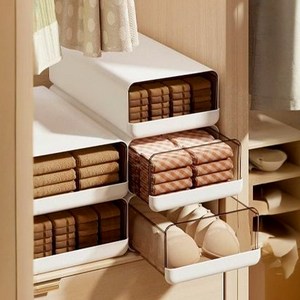 국내브랜드 라비베레 특대형 40cm 서랍식 속옷 정리함, 모담 화이트 24칸, 1세트