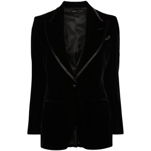톰포드 벨벳 싱글 브레스티드 블레이저
