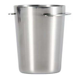 Mojia 스테인리스 커피 파우더 리시버 51mm, 실버, 1개