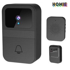 HOMIE 방수 무선 초인종 고화질 동영상 스마트도어벨 현관 현관 도어벨 인터폰