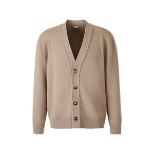보테가 베네타 V넥 인트레치아토 디테일 가디건, 베이지계열, L(KR 105)
