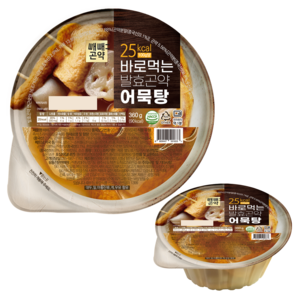 국물까지 다먹어도 90kcal 바로먹는 발효곤약 어묵탕, 360g, 2개