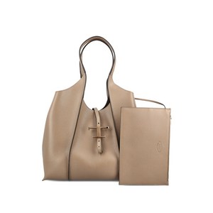 토즈 T버클 미디엄 토트 백