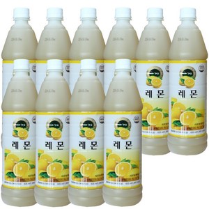 청솔 레몬 음료베이스 835ml / 과일원액, 10개