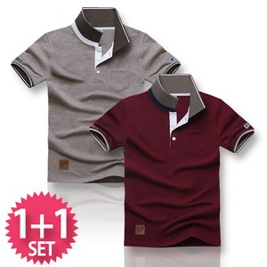 블루포스 에비싱 반팔 카라티 1+1 세트 [2장 묶음] 티셔츠 [국내생산]