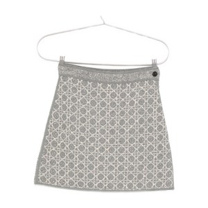 디올 마크로까나쥬 니트 스커트