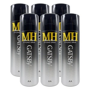 갸스비 매트 앤 하드 스타일링 스프레이, 200ml, 6개