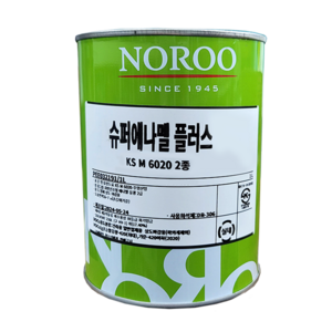 노루페인트 목재 철재용 유성페인트 슈퍼에나멜 플러스 1L, 백색(반광), 1개