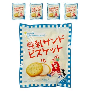 KALDI 두유 샌드 비스킷 10개입, 140g, 5개
