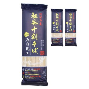 이야주와리소바 맷돌로 뽑은 아와나산 이야 주와리 소바, 200g, 3개