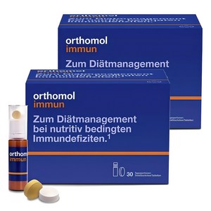 오쏘몰 이뮨 멀티비타민 액상형 + 타블렛, 30회분, 2개