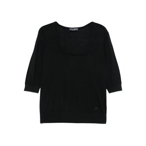 돌체앤가바나 캐시미어 스웨터, 블랙계열, Italy 40(KR 44)