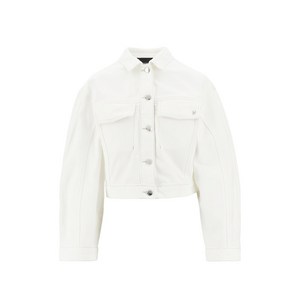 엠포리오아르마니 크롭 재킷, 화이트계열, Italy 44(KR 77)