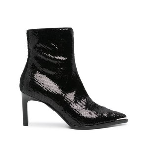 셀린느 시퀸 장식 부츠 80mm, IT 39(KR 260), 블랙계열