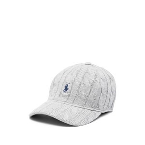 폴로랄프로렌 케이블 니트 로고 캡 모자