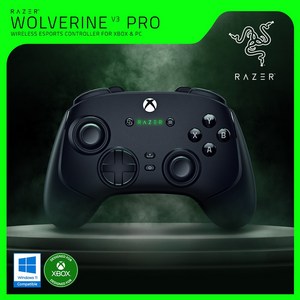 레이저코리아 Wolveine V3 PRO 울버린 V3 PRO XBOXPC 햅틱 지원 무선 컨트롤러, 단품, 1개, RZ06-05200100-R3M1