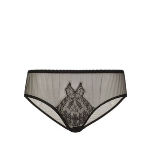돌체앤가바나 튤 레이스 오버레이 팬티, 블랙계열, Italy 3