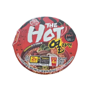 오뚜기 더 핫 열라면 용기 105g, 3개