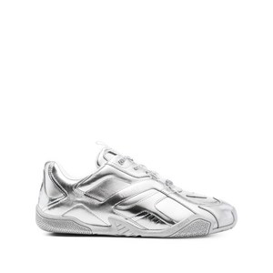 베르사체 갤럭시아 메탈릭 스니커즈, Italy 41.5(KR 275), 실버계열