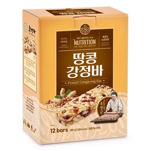 호정가 땅콩강정바 (12개입), 480g, 1개