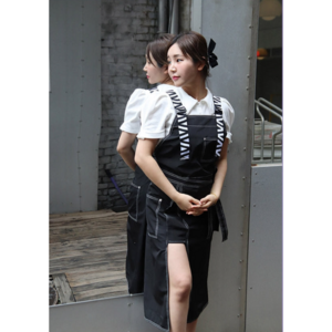 [정품] 수달컴퍼니 수달사순 미용앞치마오브이 앞치마apron, 퍼플, 1개