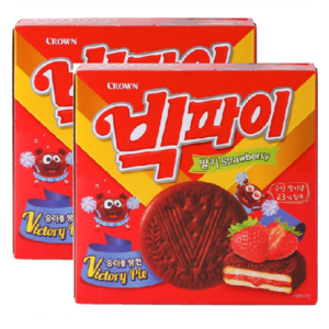 크라운 빅파이 딸기, 324g, 2개