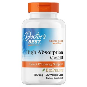 닥터스베스트 하이 앱솔션 CoQ10 100mg 베지 캡, 120정, 1개