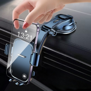 엣홈 차량 핸드폰 거치대 대쉬보드 계기판 흡착식 관절, 블랙, 1개