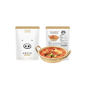 피코크 금돼지식당 통삼겹 김치찌개 3개, 피코크 금돼지식당 통삼겹김치찌개 500g 3개, 500g