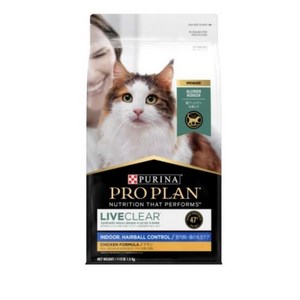 (프로플랜 정품) 리브클리어 인도어 헤어볼 고양이 사료1.5kg, 인도어 헤어볼 컨트..., 1.5kg, 1개